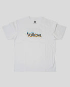 glitch tee white
