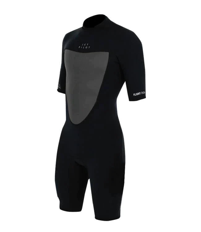 Jetpilot Youth 2/2MM SS Springsuit | Black Available in sizes 6-14 years.