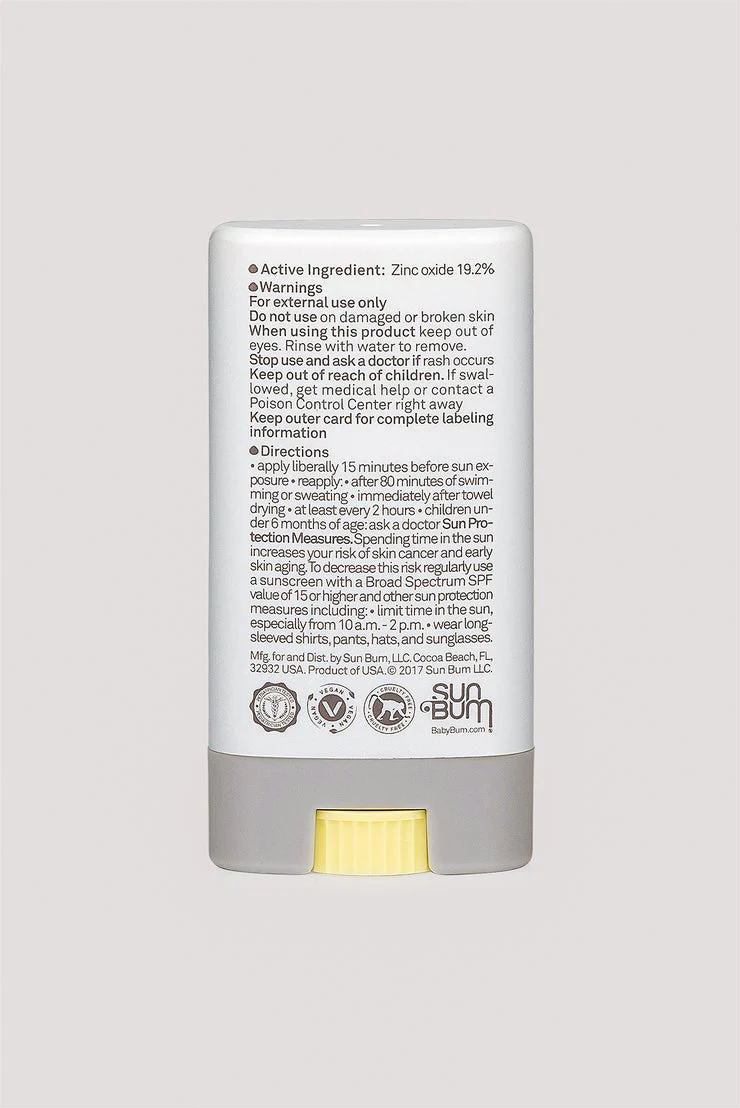 Sun Bum Mineral SPF 50 Sun Face Stick - Fragrance Free