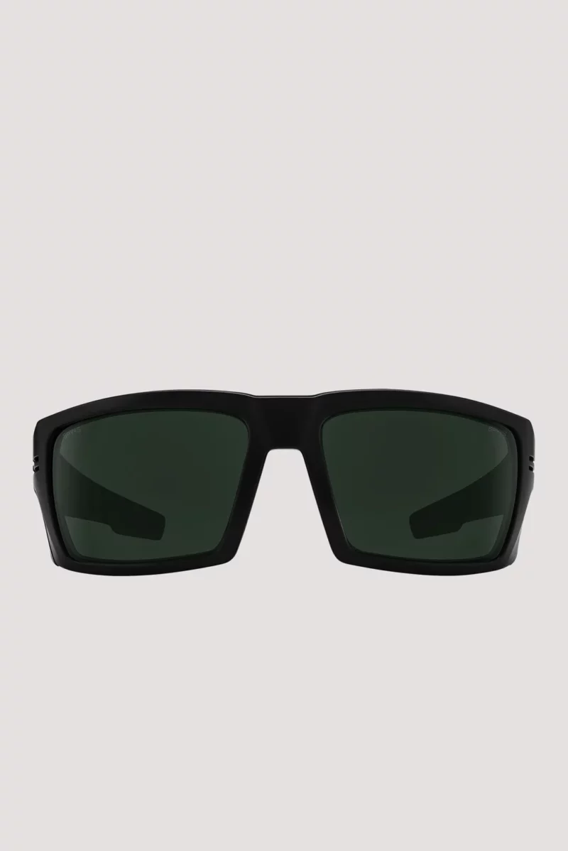 Spy Optic Rebar | Matte Black | Happy Grey Green | Polarised With a Z87.2+ ANSI rating