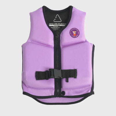 Follow Wake Monster Kids Life Vest | Purple - Fits 14-23kgs