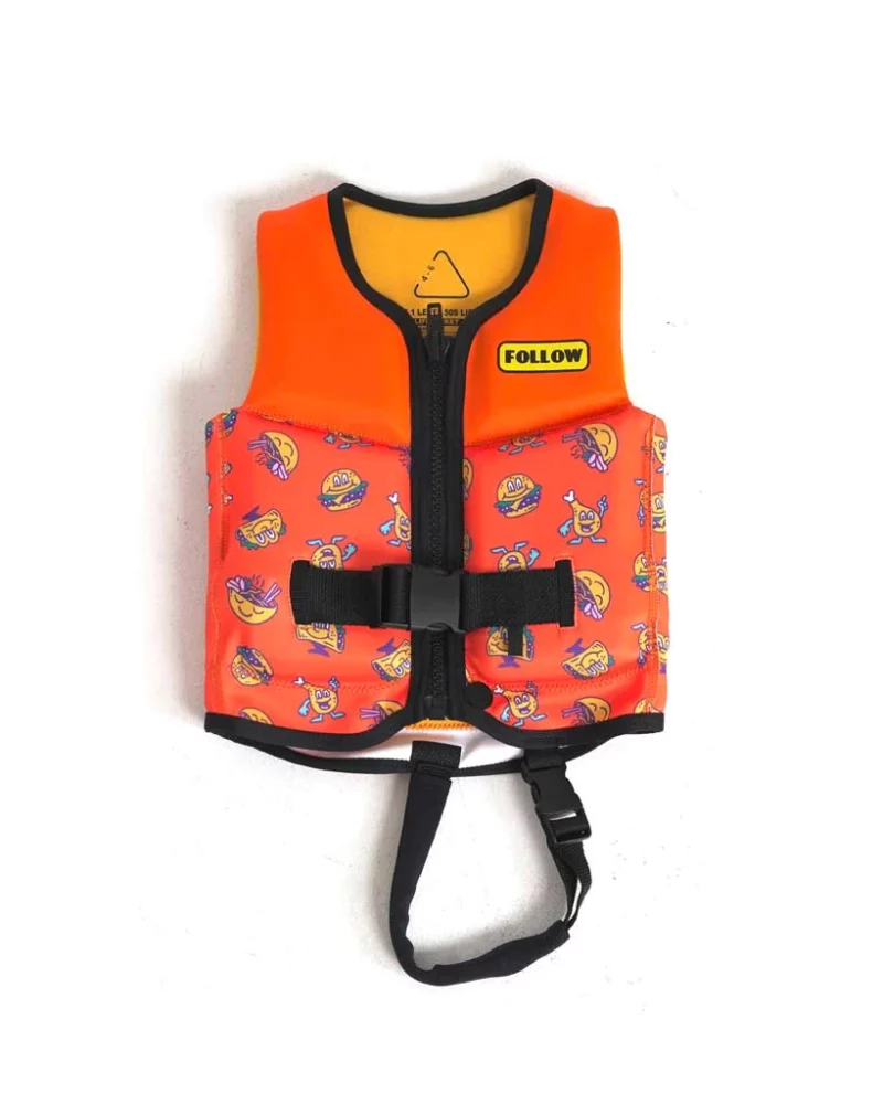 grommy infant life vest orange