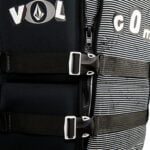 ronix volcom l50s life vest black/white clippings